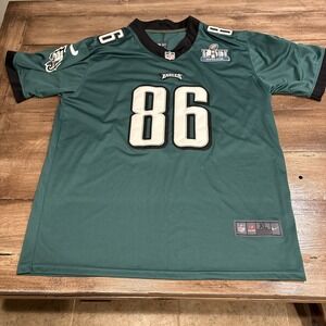 Philadelphia Eagles Zach Ertz Super Bowl LII Green Jersey 3XL
